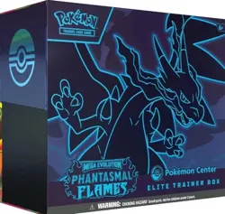 Phantasmal Flames Pokemon Center Exclusive Elite Trainer Box ETB New Presale - Image 1