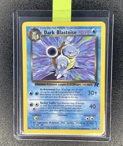 🔥20/82 Dark Blastoise TCG Team Rocket Non-Holo Rare Pokemon WOTC TCG - Image 1