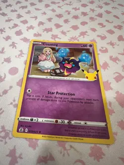 Cosmog 13/25 Holo Rare 25th Anniversary Celebrations Pokemon TCG Near Mint - Image 2