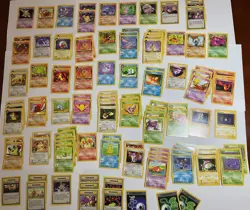 Team Rocket - Pokemon TCG Vintage 1999 Lot - Rare, Uncommon, Common - 111 Cards - Image 1