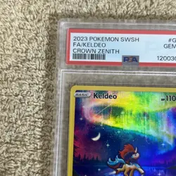 2023 Pokemon SWSH Crown Zenith Keldeo #GG07 Gem Mint PSA 10 - Image 5