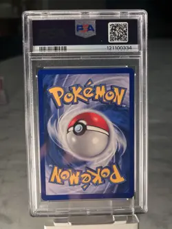 1999 Pokemon 1st Edition Shadowless Drowzee #49 PSA 8 - Image 2