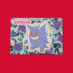 GENGAR (GANGAR)--JAPANESE MEIJI EMBOSSED PROMO FOIL POKEMON CARD - Image 1