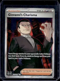 Giovanni's Charisma 197/165 Pokemon 151 - Ultra Rare, Trainer | Pokemon TCG - Image 1