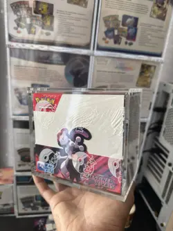 Pokemon Booster Box Acrylic Magnetic Lid & UV Protection SGS CERTIFIED - Image 1