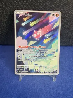 2023 Pokemon Minior 201/182 Full Art Holo Illustration Rare - NM+ - Image 1
