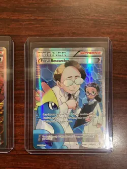 Pokemon TCG Xy Fossil Researcher Full Art And Maxie’s Hidden Ball Trick Full Art - Image 3