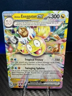 Alolan Exeggutor ex 133/191 Double Rare NM Surging Sparks Pokemon TCG - Image 1