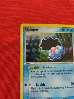 Pokemon: Clamperl #58/101 Hidden Legends Reverse Holo 2004 Vintage - LP - I7 - Image 4