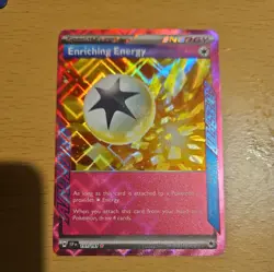 Enriching Energy 191/191 Pokemon TCG Scarlet & Violet Surging Sparks Ace Spec - Image 1