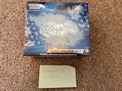 Pokemon TCG - Scarlet & Violet - Stellar Crown - Elite Trainer Box - RIPPED SEAL - Image 1
