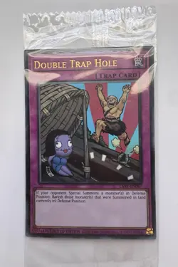Yu-Gi-Oh Double Trap Hole Lost Art LART-EN067 Holo SEALED - Image 1
