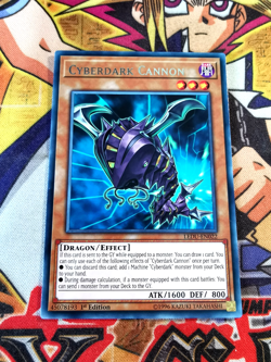 Cyberdark Cannon ledu-en022 1st Edition (NM+) Rare Yu-Gi-Oh! - Image 1