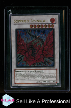 SCHWARZER ROSENDRACHE YUGIOH ULT. RARE CROSSROADS OF CHAOS CSOC-DE039 2003 DE - Image 1