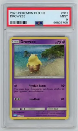 Drowzee CLB 011/034 HOLO Classic Collection 2023 Pokemon Card - PSA 9 MINT - Image 1