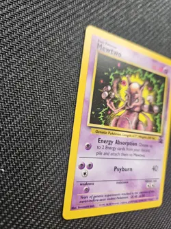 Mewtwo #14 Black Star Promo Pokemon Card | Vintage Stamped 1st Pokemon Movie - Image 3