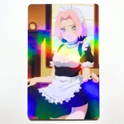 Naruto Sakura Haruno Sexy Doujin Waifu Girl Anime Art Goddess Card - Image 1