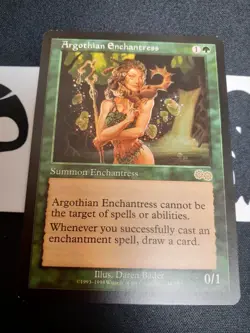 MTG The Magician of Argos English Card NM Play Used - Image 1