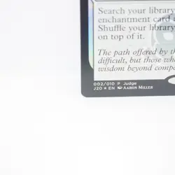 Magic The Gathering Enlightened Tutor P 002 010 J20 EN Foil Trading Card - Image 4