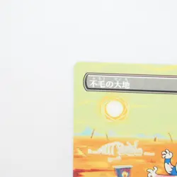 Magic The Gathering Barren Earth R PIP JP Trading Card - Image 2