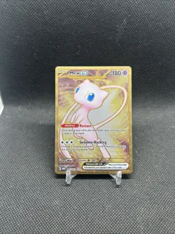 Pokemon TCG Mew EX Metal Gold NM 205/165 Scarlet & Violet 151 Promo Card - Image 1