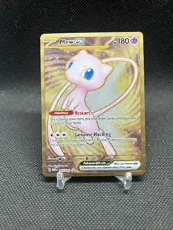 Pokemon TCG Mew EX Metal Gold NM 205/165 Scarlet & Violet 151 Promo Card - Image 2