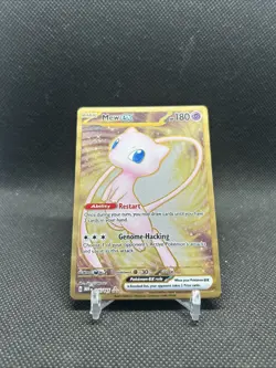 Pokemon TCG Mew EX Metal Gold NM 205/165 Scarlet & Violet 151 Promo Card - Image 3