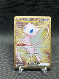 Pokemon TCG Mew EX Metal Gold NM 205/165 Scarlet & Violet 151 Promo Card - Image 4