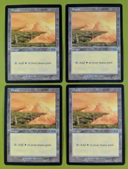 Plains (331) x4 Urza's Saga 4x Playset Magic the Gathering MTG - Image 1