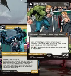 Eddie Brock / Venom, Lethal Protector Commander Deck Magic MTG EDH Hero Alt - Image 1