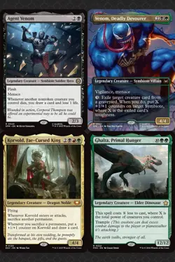 Eddie Brock / Venom, Lethal Protector Commander Deck Magic MTG EDH Hero Alt - Image 2