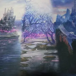 MTG Snow Covered Land Playmat Secret Lair Ultra Pro Case New - Image 1