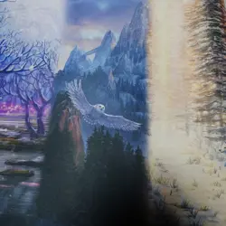 MTG Snow Covered Land Playmat Secret Lair Ultra Pro Case New - Image 3