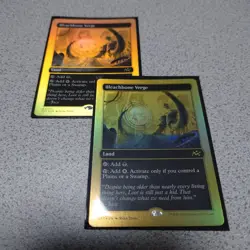 MTG DFT Breachbone Boundary English First Place Foil Borderless Set of Two - Image 1