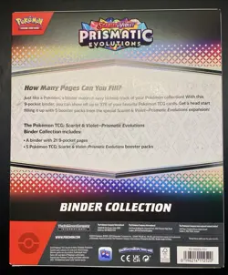 Pokemon TCG SV8.5 Prismatic Evolutions Binder Collection Box - FACTORY SEALED - Image 2