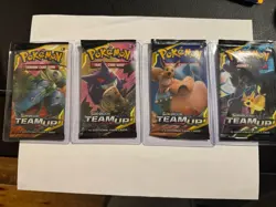 Pokemon TCG: Sun & Moon - Team Up Complete Art Set (Lot of 4 Packs) - Image 1