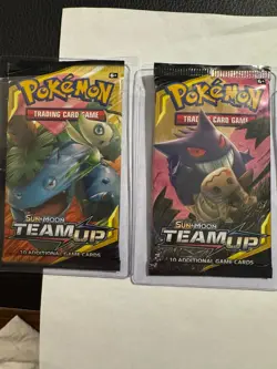 Pokemon TCG: Sun & Moon - Team Up Complete Art Set (Lot of 4 Packs) - Image 3