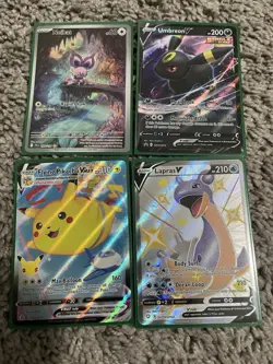 *LOT OF POKEMON CARDS* Mixed Lot, Oversized Promo, Shiny Lucario, Charizard Vmax - Image 3