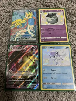 *LOT OF POKEMON CARDS* Mixed Lot, Oversized Promo, Shiny Lucario, Charizard Vmax - Image 4