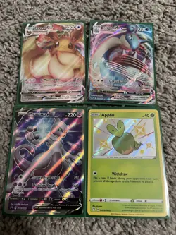 *LOT OF POKEMON CARDS* Mixed Lot, Oversized Promo, Shiny Lucario, Charizard Vmax - Image 5