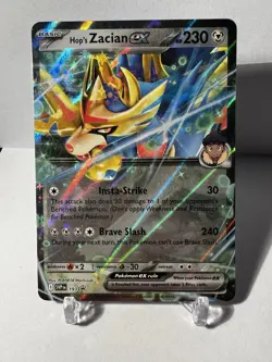 Hop's Zacian Ex Double Rare Promo 193 Pokemon - SV: Scarlet & Violet Promos NM - Image 1