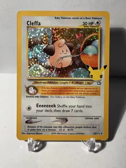 Cleffa Rare Holo 20/111 Pokemon Celebrations Classics Collection 20/111 NM - Image 1