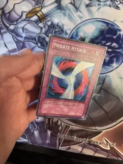 (55) YUGIOH Negate Attack TSC-003 Unlimited Prismatic Secret Rare LP/MP - Image 4