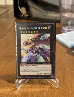Number 74: Master Of Blades 1st Edition NUMH-EN032 YuGiOh Secret Rare - Image 1