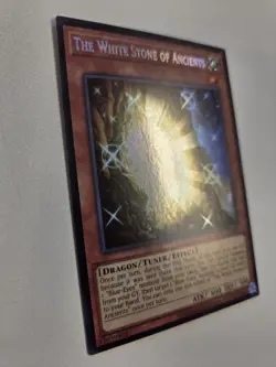 The White Stone of Ancients LCKC-EN010 Secret Rare Yugioh Unlimited Edition Mint - Image 2