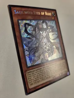 Sage with Eyes of Blue LCKC-EN015 Secret Rare Holo Foil Bleed Yugioh Mint - Image 2