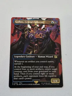 395 Golbez, Crystal Collector (Borderless) Final Fantasy Card MTG - Image 1