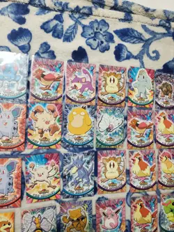54 cards Pokemon Topps - Series 1 (1999) - Blue Logo - Bulk Lot LP/NM - Image 3