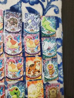 54 cards Pokemon Topps - Series 1 (1999) - Blue Logo - Bulk Lot LP/NM - Image 5