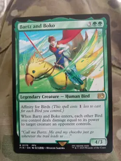 Bartz and Boko Final Fantasy Regular Mint Pack Fresh Card - Image 1